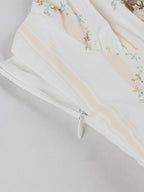 Floral Print Ruched Bust Sleeveless A Line Midi Tea Dress For Women 2026