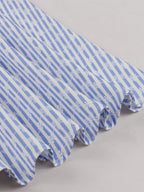 Striped Halter Neck Floral Print A Line Summer Sundress For Women 2026