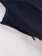 Sailor Collar Bow Knot Sleeveless Retro Swing A-Line Dress For Women 2026