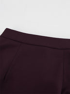 Back Slit Women Maxi Skirt - Elegant High Waist Straight Column - Quiet Luxury Office Wear 2026