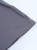 Grey Cowl Neck Women Maxi Dress - Elegant Backless Slim Bodycon - Minimalist Evening Gala 2026