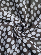 Polka Dot Mesh Women Maxi Dress - Retro Square Neck Long Sleeve Bodycon - French Chic Spring Vacation 2026
