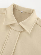 Dropped Shoulder Women's Bomber Jacket - Harrington Minimalist Zip Up Outerwear With Throat Latch - Casual Spring Outfits 2026