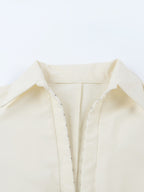 Elegant Women's Slim Peplum Shirt - Vintage Tie Waist Bell Sleeve Blouse - Y2K Chic Spring Date Night Top 2026