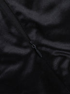Spaghetti Strap Corset Maxi Dress For Women - Black Elegant Bodycon Gown - Spring Evening Wedding Guest 2026