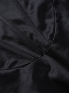 Spaghetti Strap Corset Maxi Dress For Women - Black Elegant Bodycon Gown - Spring Evening Wedding Guest 2026
