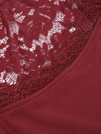 Sheer Lace Bodysuit For Women - Sexy Long Sleeve Slim Fit Leotard Top - Spring Night Out Party 2026