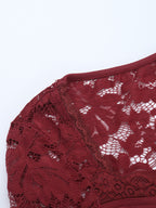 Sheer Lace Bodysuit For Women - Sexy Long Sleeve Slim Fit Leotard Top - Spring Night Out Party 2026