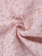 Pink Corset Style Lace Top For Women - Elegant Long Sleeve Sweetheart Bustier Blouse - Spring Night Out Clubwear 2026