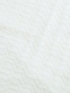 Textured Mini Dress For Women - Cream White Coquette Aesthetic Ruffle Cuff Bodycon- Summer Beach Date Night 2026