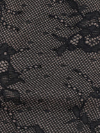 Floral Lace Corset Top For Women - Black Gothic Aesthetic Bustier - Summer Night Out Clubwear 2026