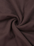 Off Shoulder Maxi Dress For Women - Brown Elegant Ruched Sheer Mesh Sleeve - Spring Party Wear 2026