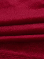 Ruched Velvet Bodycon Mini Dress For Women-Red Strapless Draped Side Sash -Spring Summer Cocktail Party Wear 2026