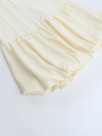 Bubble Hem Mini Dress For Women - Coquette Aesthetic Ruffle Corset Fit - Summer Beach Party Look 2026