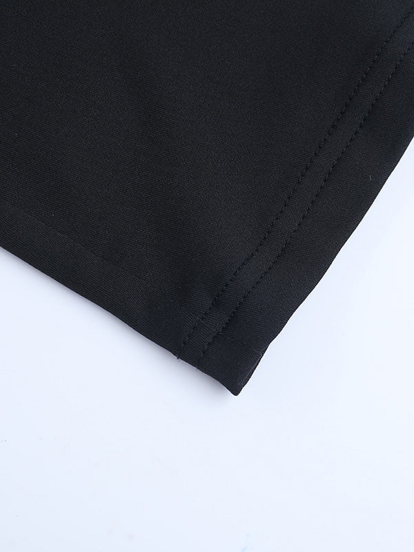 Cowl Neck Maxi Dress For Women - Black Elegant Lace Trim Bodycon Long Dress - Spring Evening Party Cocktail Wear 2026