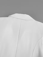 Blazer Dress For Women's Elegant Mini Dress - Wrap Tie Waist Notch Lapel Slim Fit - Spring Office Wear 2026