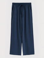 Wide Leg Trousers For Women - Casual Flowy Drawstring Elastic Waist Pants - Summer Beach Vacation 2026