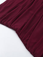 Tube Mini Dress For Women - Ruched Mesh Hem Slit Bodycon Dress - Summer Night Out Clubwear 2026