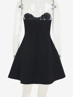 Coquette Bow Dress For Women - Strapless Sweetheart A Line Mini Dress - Summer Birthday Party 2026