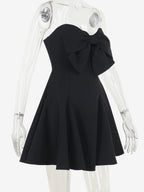 Coquette Bow Dress For Women - Strapless Sweetheart A Line Mini Dress - Summer Birthday Party 2026