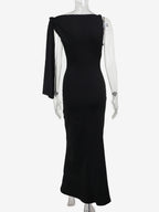 Off Shoulder Maxi Dress For Women - Minimalist Elegant Bodycon Long Dress- Summer Formal Evening Gala 2026