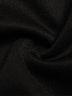 Lace Trim Keyhole Mini Dress For Women - Black Elegant High Neck Short Sleeve A-Line Dress - Spring Birthday Party 2026