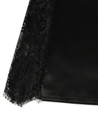 Satin Slip Mini Dress For Women - Sexy Black Sheer Lace Side Bodycon - Summer Night Out Clubwear 2026