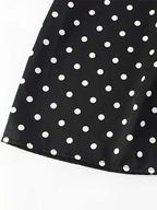 Vintage Polka Dot Halter Mini Dress For Women - Black Retro Criss Cross Keyhole Fit And Flare Sundress - Summer Girls Night Out 2026