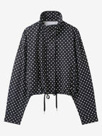 Polka Dot 2 Piece Set For Women - Casual Crop Jacket And Shorts - Spring Streetwear 2026