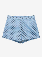 Polka Dot 2 Piece Set For Women - Casual Crop Jacket And Shorts - Spring Streetwear 2026