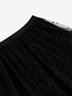 Elegant Heart Tulle Skirt For Women - Fluffy Mesh High Waisted A-Line Long Skirt - Spring Summer Party Wear 2026