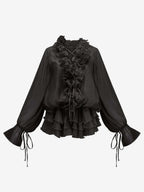Ruffle Layered Mini Dress For Women - Boho Lantern Sleeve Flower V Neck Skater Dress With Shorts - Spring Party 2026