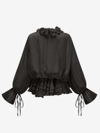Ruffle Layered Mini Dress For Women - Boho Lantern Sleeve Flower V Neck Skater Dress With Shorts - Spring Party 2026