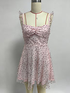 Sequin Tulle Mini Dress For Women - Sweetheart Neck Lace Up Back Sleeveless A-Line Sun Dress - Summer Birthday Party 2026