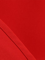 Red Sleeveless Peter Pan Collar A Line Maxi Dress For Women Vintage Chic