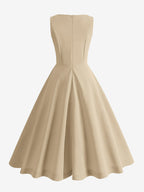 Chic Fitted Pink Gown With A Line Skirt Perfect For Summer Events
