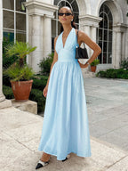 Chic Fitted White Gown With V Neckline Perfect For Summer Events
