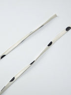 Flattering V Neck Cream Maxi Dress With Black Dots Ideal For Evenings