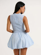 Date Night Mini Dresses Sleeveless Jewel Neck Elegant Pink Summer Dress