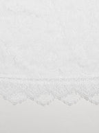 White Lace Panel Slip Maxi Dress For Women Elegant Evening Style