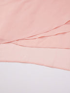 Vacation Dresses Maxi Sheer Sleeveless V-Neck Elegant Pink Summer Dress