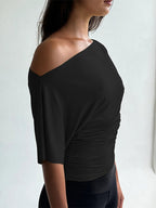 T-Shirt Short Sleeves Tees White For Women