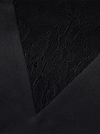 Party Dress Maxi Black Straps Neck Lace Backless Elegant Semi Formal Dress