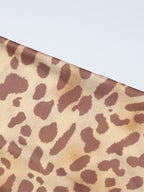 Party Dress Maxi Leopard Straps Neck Leopard Print Shaping Chic Semi Formal Dress