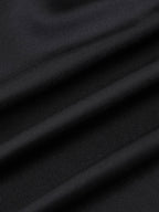 Party Dress Maxi Black Straps Neck Ribbons Shaping Chic Semi Formal Dress
