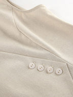 Two Piece Sets Khaki Chic Daily Casual Linen V-Neck Sleeveless Top Pant Set