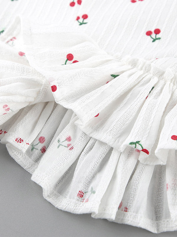 White Cami Top U-Neck Ruffles Strappy Cotton Ruffled Sexy Women Camis