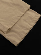 Two Piece Sets Khaki Casual Street Wear Straps Neck Sleeveless Pant Set