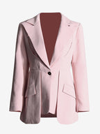 Blazer For Women Chic Cut Out Long Sleeves Outerwear