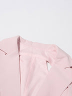 Blazer For Women Chic Cut Out Long Sleeves Outerwear